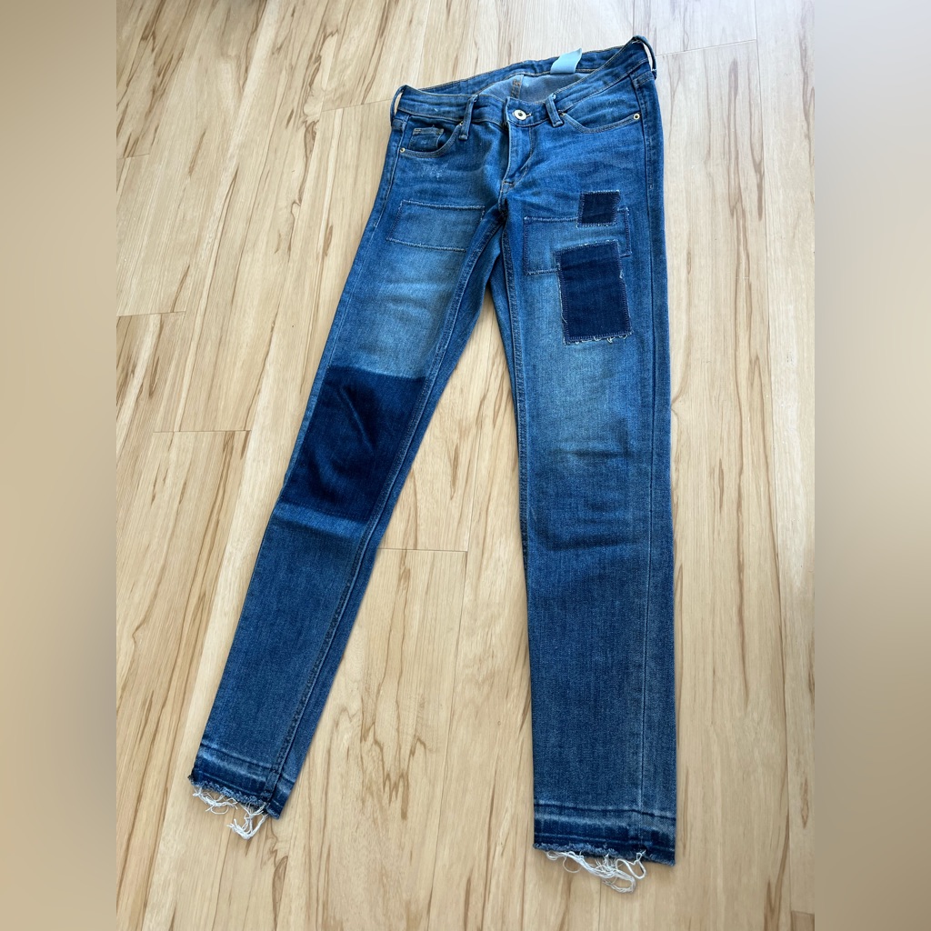 H&M Patchwork Jeans